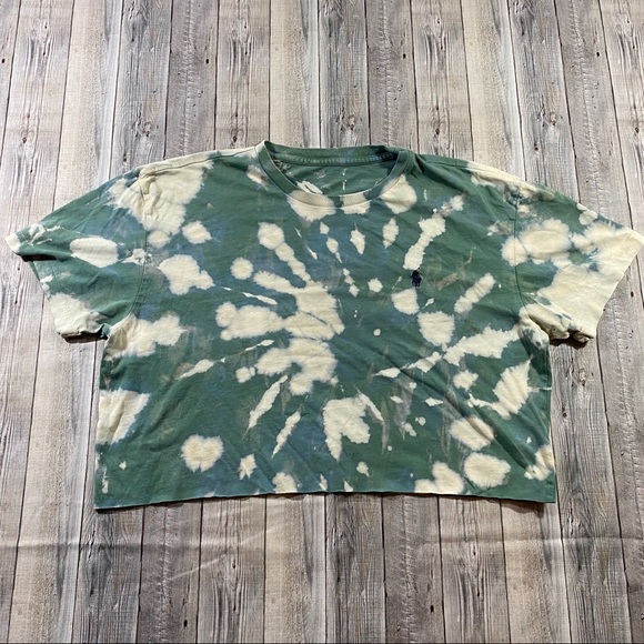 Polo Ralph Lauren Tops - Bleach Tie Dye Polo Ralph Lauren Crop Top